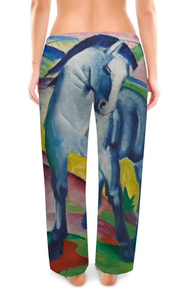 Заказать пижаму в Москве. Женские пижамные штаны Синий конь (Франц Марк) от trend - готовые дизайны и нанесение принтов.