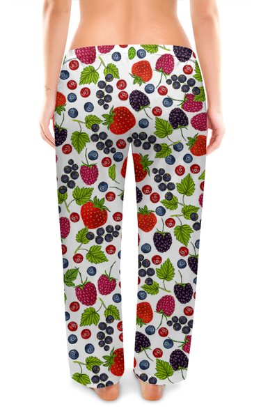 Заказать пижаму в Москве. Женские пижамные штаны ЯГОДКА от robus - готовые дизайны и нанесение принтов.