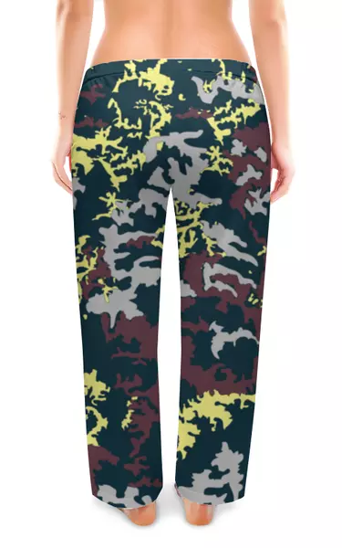 Заказать пижаму в Москве. Женские пижамные штаны Камуфляж от oneredfoxstore@gmail.com - готовые дизайны и нанесение принтов.