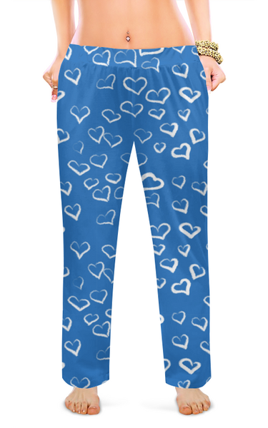 Заказать пижаму в Москве. Женские пижамные штаны День святого Валентина от valezar - готовые дизайны и нанесение принтов.