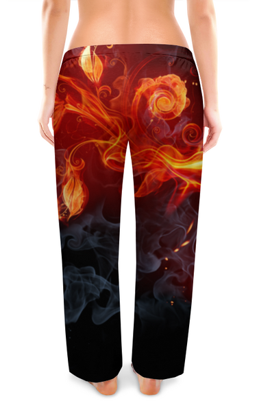 Заказать пижаму в Москве. Женские пижамные штаны Global  space magic mars (коллекция огонь) от Global Space Magic  - готовые дизайны и нанесение принтов.
