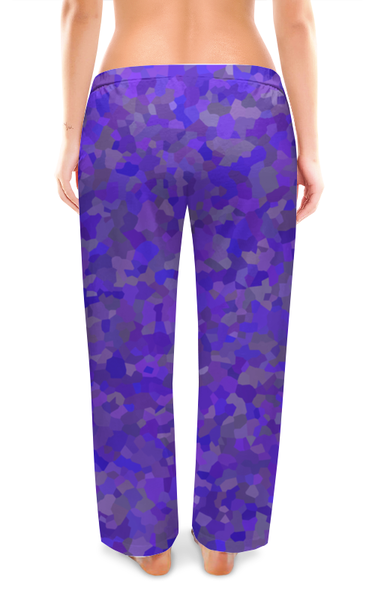 Заказать пижаму в Москве. Женские пижамные штаны Glowing purple от mistral3000@mail.ru - готовые дизайны и нанесение принтов.