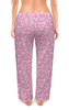 Заказать пижаму в Москве. Женские пижамные штаны Сияющие розовые сердца от IrinkaArt  - готовые дизайны и нанесение принтов.