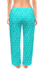 Заказать пижаму в Москве. Женские пижамные штаны Голубой узор от valezar - готовые дизайны и нанесение принтов.
