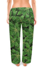 Заказать пижаму в Москве. Женские пижамные штаны Зеленые листья от valezar - готовые дизайны и нанесение принтов.