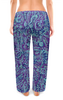 Заказать пижаму в Москве. Женские пижамные штаны Голубое в фиолетовом от Vadim Koval - готовые дизайны и нанесение принтов.
