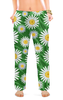 Заказать пижаму в Москве. Женские пижамные штаны РОМАШКА от robus - готовые дизайны и нанесение принтов.