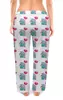 Заказать пижаму в Москве. Женские пижамные штаны зайка от queen  - готовые дизайны и нанесение принтов.