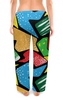 Заказать пижаму в Москве. Женские пижамные штаны Цветная абстракция от IrinkaArt  - готовые дизайны и нанесение принтов.
