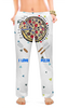 Заказать пижаму в Москве. Женские пижамные штаны Пицца от evragka  - готовые дизайны и нанесение принтов.