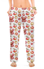 Заказать пижаму в Москве. Женские пижамные штаны Осенние яблоки от Виктория  - готовые дизайны и нанесение принтов.