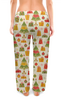 Заказать пижаму в Москве. Женские пижамные штаны Новогодние узоры от FireFoxa - готовые дизайны и нанесение принтов.