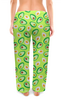 Заказать пижаму в Москве. Женские пижамные штаны Салат от IrinkaArt  - готовые дизайны и нанесение принтов.