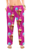 Заказать пижаму в Москве. Женские пижамные штаны Мороженка от PINK  - готовые дизайны и нанесение принтов.