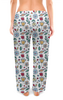 Заказать пижаму в Москве. Женские пижамные штаны Зимние цветы от Доброцвет - готовые дизайны и нанесение принтов.