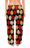 Заказать пижаму в Москве. Женские пижамные штаны Тюльпаны на чёрном от bd-art  - готовые дизайны и нанесение принтов.