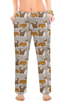 Заказать пижаму в Москве. Женские пижамные штаны пряничный коржик от juliafast77 - готовые дизайны и нанесение принтов.