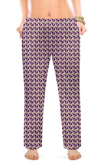Заказать пижаму в Москве. Женские пижамные штаны Гроздья винограда от Лана  - готовые дизайны и нанесение принтов.