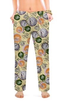Заказать пижаму в Москве. Женские пижамные штаны FOREST DREAMS от ELENA ZHARINOVA - готовые дизайны и нанесение принтов.