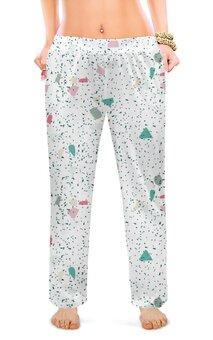 Заказать пижаму в Москве. Женские пижамные штаны Молочные реки от anomalica - готовые дизайны и нанесение принтов.
