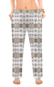 Заказать пижаму в Москве. Женские пижамные штаны новый год от queen  - готовые дизайны и нанесение принтов.