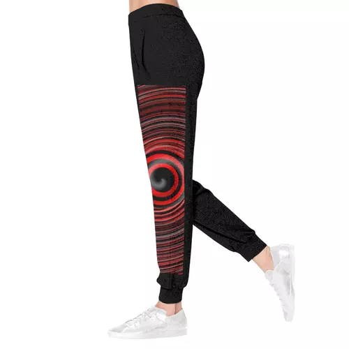 Заказать штаны спортивные женские в Москве. Штаны спортивные женские Вишневый вихрь от Alexey Evsyunin - готовые дизайны и нанесение принтов.