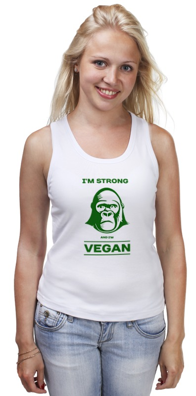 Printio Майка классическая I'm strong & i'm vegan фотографии