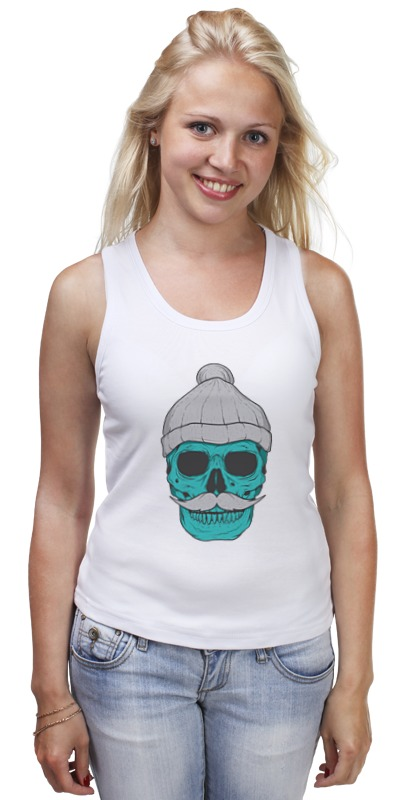 Printio Майка классическая Hipster skull