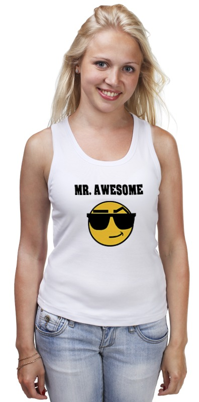 Printio Майка классическая Mister awesome printio лонгслив mister awesome