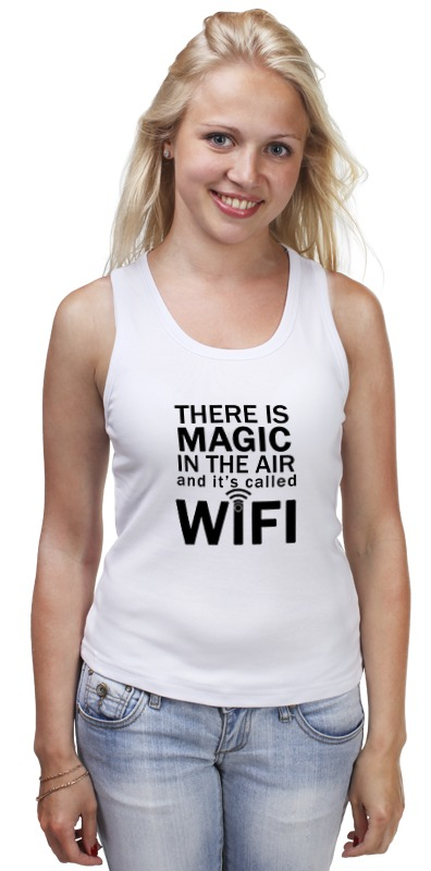 Printio Майка классическая Wifi magic (1) printio футболка классическая wifi magic 1