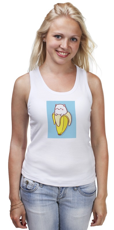 Printio Майка классическая Бананька (bananya) футболка printio 2151856 бананька bananya размер 2xl цвет белый