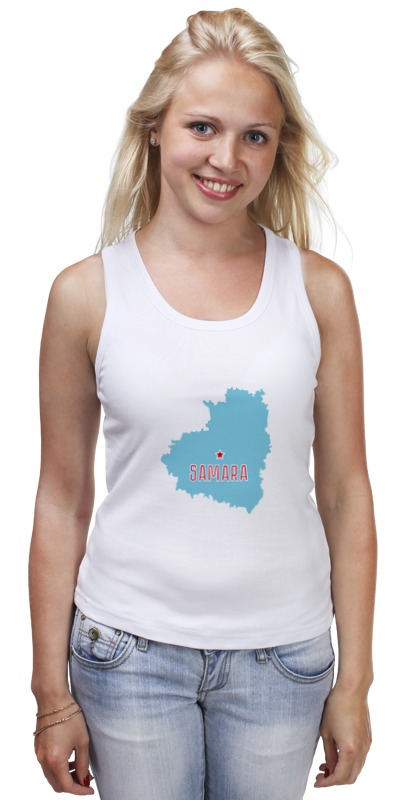 Printio Майка классическая Самарская область. самара футболка printio 2194545 самарская область самара размер s цвет белый
