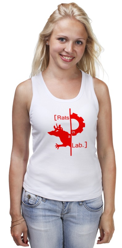 Printio Майка классическая Лабораторная крыса футболка printio 1702488 лабораторная крыса размер m цвет белый