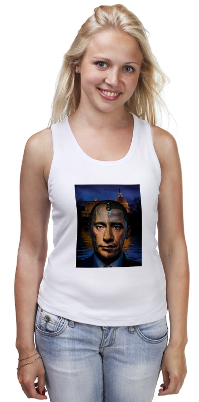 Printio Майка классическая Путин vs обама printio футболка wearcraft premium путин vs обама
