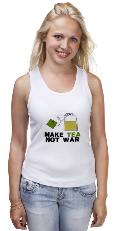 Printio Майка классическая Make tea not war printio футболка классическая make tea not war
