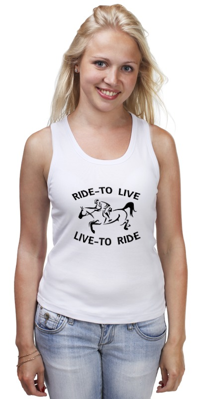 Printio Майка классическая Ride to live нашивка live to ride ride to live череп с поршнями и мото цепью размер 8 x 8 см цвет серебряный