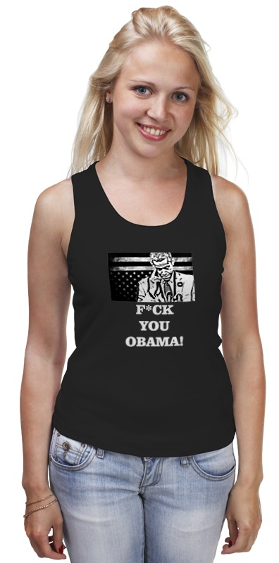 Printio Майка классическая F*ck you obama! printio футболка wearcraft premium f ck you obama
