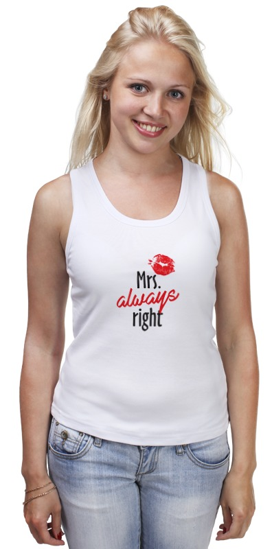 Printio Майка классическая Mrs. always right printio футболки парные mrs always right