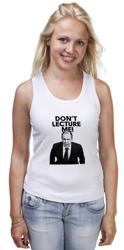 Printio Майка классическая Don't lecture me! lavrov printio свитшот унисекс хлопковый don t lecture me lavrov