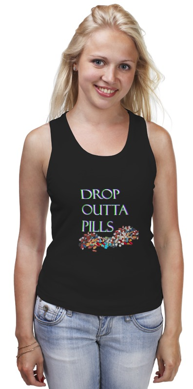 Printio Майка классическая Dropouttapills poison drop pills подвеска pill черная