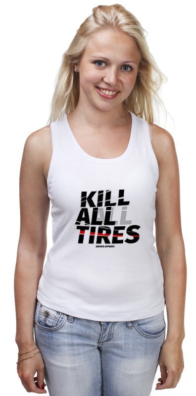 Printio Майка классическая Kill all tires - drift car printio футболка классическая kill all tires drift car
