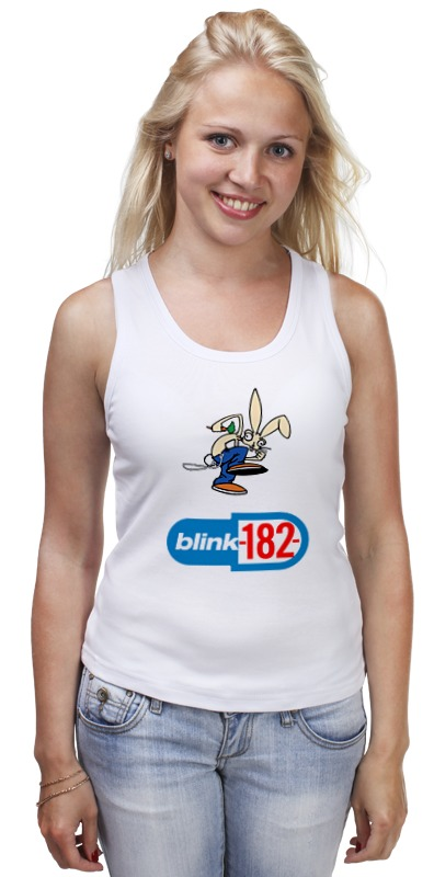 Printio Майка классическая Blink-182 rabbit printio свитшот унисекс хлопковый blink 182 rabbit