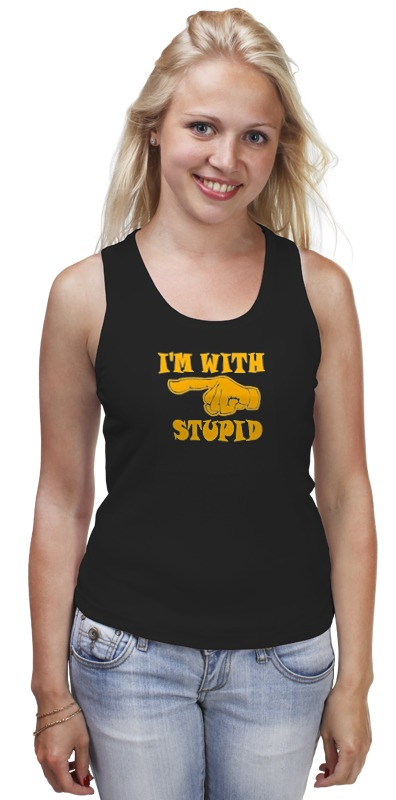 Printio Майка классическая I'm with stupid