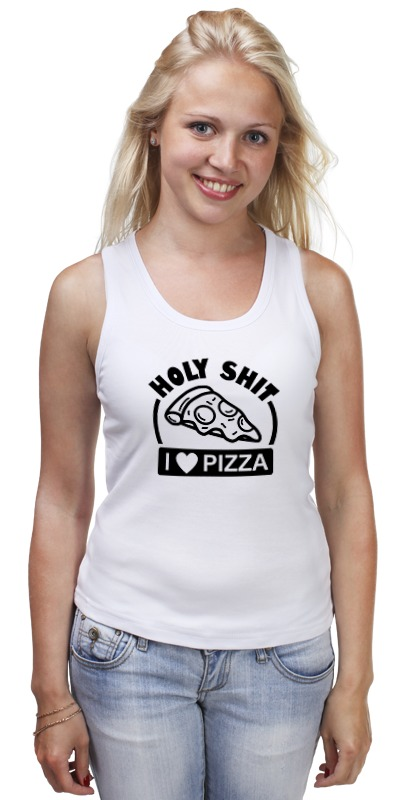 Printio Майка классическая Люблю пиццу (pizza) printio детская футболка классическая унисекс люблю пиццу pizza