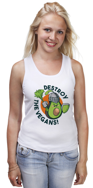 Printio Майка классическая Destroy the vegans printio детская футболка классическая унисекс destroy the vegans