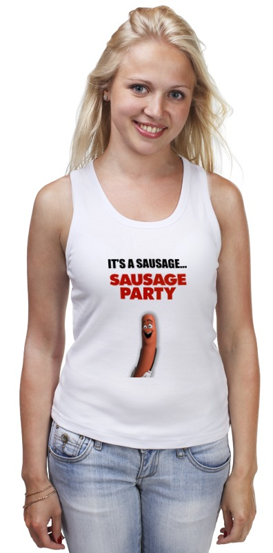 Printio Майка классическая Sausage party - полный расколбас! printio толстовка wearcraft premium унисекс sausage party полный расколбас