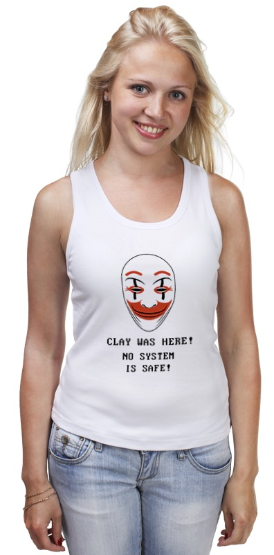 printio футболка классическая хакеры clay Printio Майка классическая Хакеры clay