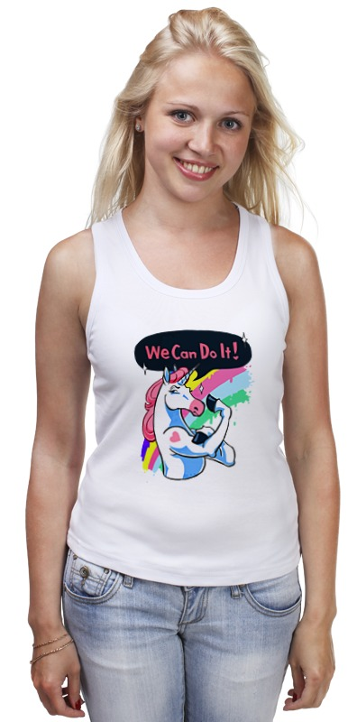 Printio Майка классическая We can do it! (unicorn) printio футболка классическая we can do it unicorn