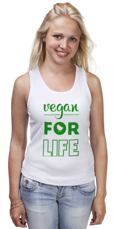 Printio Майка классическая Vegan for life printio футболка классическая vegan life