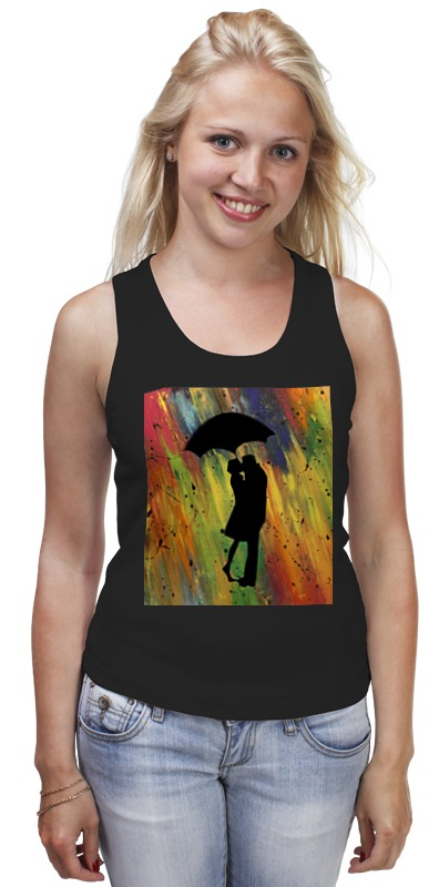 Printio Майка классическая Двое под дождём printio футболка с полной запечаткой женская двое под дождём
